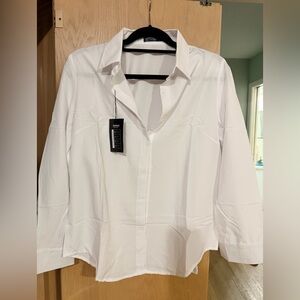 White Button-Up Shirt